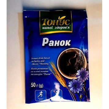 Напій на основі ячменю та цикорію "Ранок" 50 г 3259 фото